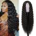 INSTASTYLE 30 Inch Synthetic Curly Wigs for Women Long Black Hair Wig Lace Front 4 Simulated Scalp Natural Loose Deep Wave Crimps Curls Wig As Hair Replacement Wigs 1B 30 Inch Black