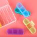 2-Times a Day Vibrant Pill Organizer | 7-Day Pill Case | High Capacity & Travel-Friendly | Ideal for Supplements Vitamins & Medications - Buy Online on GoSupps.com