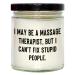 Funny Massage Therapist Candle - Vanilla-Scented Gift for Mother's Day Unique Gifts - Gifts from Massage Therapists Gifts for Mother's Day 9oz White 9-CAND