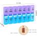 Weekly Pill Organizer - 7 Day AM PM Travel Medicine Case | Large Capacity Portable Pill Box - Buy Online on GoSupps.com