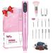 YaFex Electric Nail Drill Cordless | Professional Efile Kit for Acrylic Gel Nails | Rechargeable Manicure Pedicure Tool with Drill Bits | Pink - Buy Online on GoSupps.com