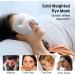 Weighted Eye Mask for Migraine Relief - Cold Compress Sleeping Mask for Stress Relief - Dark Circles & Puffiness - Glass Beads - Men & Women - Buy Online on GoSupps.com