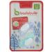 Badabulle B011210 Physiological pacifier spring leaves x 2 (silicone) 6-12 months blue / turquoise