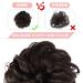 Vlasy Messy Bun Hair Piece | Curly Wavy Scrunchies Extension Chignon | 60g 4# Synthetic Hair Updo Accessory - Buy Online on GoSupps.com