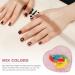 Minkissy 2PCs Resin Mixing Palette - Heart Shaped Nail Art & DIY Color Mixing Tray for Gel Polish & Crafts - Buy Online on GoSupps.com