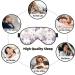 SSIMOO Beautiful Grape Leaves Sleep Mask | Adjustable & Breathable Eye Mask for Comfortable Sleep | Fashionable Black Design - International Shipping Available - Buy Online on GoSupps.com