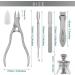VOGARB Nail Clippers Set for Thick/Ingrown Nails Toenail - Heavy Duty Professional Podiatrist Pedicure Tool (JCDK5PS) - Buy Online on GoSupps.com