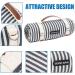 Waterproof Picnic Blanket Portable - Grey Stripe design for Beach, Camping & Outdoor Parties - Buy Online on GoSupps.com