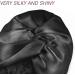 Silk Hair Bonnet for Sleeping - Double Layer Soft Night Cap for Women - Black - Buy Online on GoSupps.com
