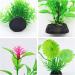 Omjmyy 21-Piece Artificial Aquarium Plants Set | Vibrant Plastic Decorations for Fish Tanks & Aquatic Landscapes - Buy Online on GoSupps.com