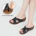 Buy Judxsious Women's Wedge Sandals - Comfortable Orthopedic Flip Flops with Cushion Footbed for Summer Beach & Casual Wear - International Shipping Available - Buy Online on GoSupps.com