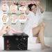 Portable Electric Wax Warmer for Hair Removal | Adjustable Temperature | Includes 10 Collars, 20 Wax Sticks, and Silicone Bowl | Ideal for Spa, Salon, or Home Use - Black - Buy Online on GoSupps.com