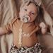 Kowlone Koala Bear Silicone Dummy Clip for Teething Baby - Beige Dim Grey - Buy Online on GoSupps.com