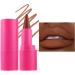 Lip Contour Stick 36g Velvet Finish Waterproof Product Long Lasting Velvet Matte Finish Lipstick and Lip Liner Set for Girlfriend Mom Lady Travel Party Dating Vacation Stage 03 - Buy Online on GoSupps.com