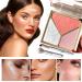 Karlor 3-in-1 Contour Palette - Highlighter Blush & Bronzer with Brushes | Perfect Makeup Contouring Powder - International Shipping - Buy Online on GoSupps.com