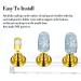 4 Set Nail Tips Holders - Magnetic Acrylic Practice Stands for Manicure & 126 Reusable Sticky Clay Adhesive Putty (Gold Silver Black White) - International Shipping Available - Buy Online on GoSupps.com