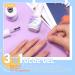 Gellen 3 in 1 Nail Glue Gel Kit - 2PCS 15ML | Acrylic, Base Gel & Strengthener | for Nail Tips, Fake Nails, Extension | Super Strong Formula - Buy Online on GoSupps.com