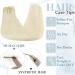 Runature Platinblond Real Human Hair Clip-in Extensions - 40cm 120g Remy Hair Cancer Wigs 16 Inch #60 7 Pieces - Buy Online on GoSupps.com