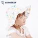 LANGZHEN Beach Sun Protection Hat for Baby Girls | Adjustable Toddler Kids Wide Brim Hat with Chin Strap | Sika Deer Design | 1-2 Years - Buy Online on GoSupps.com