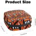 Stylish Storage Bags for Women's Bandages & Menstrual Cups - Portable African Print Tapes for First Periods - Buy Online on GoSupps.com