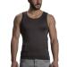 RevelWear Scoop Neck Tank Top for Men with Insulin Pump Holder - Separate Cell Phone Carrying Pocket - Soft Sleeveless Tank Tops for Diabetes Patients  Perfect for Running Walking Cycling & Gym Red