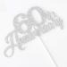 Tenhaisi Glittery Silver Happy 60th Anniversary Cake Topper Hello 60 Wedding Party Decorations - 60th Wedding Anniversary Cake Topper - Cheers to 60 Anniversary Birthday Party Supplies - Buy Online on GoSupps.com