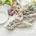 6 Pcs Floral Hair Scarf Scrunchies with Chiffon Bow Ties - Elastic Hair Bands with Long Tails - Buy Online on GoSupps.com
