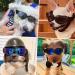 Small Dog Sunglasses - UV Protection Cat Glasses for Small Dogs - Blue - Buy Online on GoSupps.com
