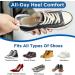 Heel Cushions for Pain Relief | Gel Inserts for Achilles Tendonitis & Heel Spurs - Support & Cushioning for Men & Women (Clear Large - Buy Online on GoSupps.com