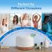 Asakuki 500ml Aroma Diffuser Ultrasonic Essential Oil Diffuser Humidifier with Timer & Auto Shut-off | 7 LED Colors - Buy Online on GoSupps.com