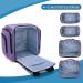 BAFASO Large Pill Bottle Organizer - 4 Removable Pouches Family First Aid Bag Purple - Travel-Friendly Medicine Storage with Shoulder Strap - Buy Online on GoSupps.com