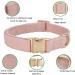 Yudote Ultra-Like Dog Collar - Natural Cotton Cord for Large Dogs with Sensitive Skin - Dusty Pink (L 1-Pack) - Buy Online on GoSupps.com