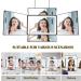 5 Way Barber Mirror with Light - Perfect DIY Haircut Tool for Men and Women - Adjustable Telescoping Hooks - Great Gift Idea - Single Pack - Buy Online on GoSupps.com