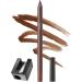 Eye Pencil - Smudge-proof gel eyeliner with sharpener - Smooth long-lasting natural-looking water-based eyeliner for girls and women - Buy Online on GoSupps.com