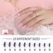LEOBRO 360PCS Coffin Press on Nails Set - Natural Glossy Finish, Lightweight & Full Cover Fake Nails in 15 Colors | 10 Sizes D-Medium Coffin Shape - Buy Online on GoSupps.com