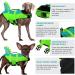 Durable Adjustable Dog Life Jacket | Ripstop Pet Safety Vest with Rescue Handle | Enhanced Buoyancy for Anxiety-Free Swimming | Small Medium Large Dogs | Green Dinosaur Design - Buy Online on GoSupps.com