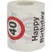 4er Set Happy Birthday Toilet Paper | 40th Birthday 2-Layer 180G/sqm | Fun Party Supplies | International Shipping - Buy Online on GoSupps.com