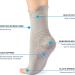 Plantar Fasciitis Compression Socks - 4 Pairs for Men and Women - Ankle Support Brace for Pain Relief - Breathable and Anti-Slip - XL Grey - Buy Online on GoSupps.com