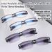 LUFF 4 Pairs Gray Computer Reading Glasses 1.75X - UV Filtering Eyeglasses - Buy Online on GoSupps.com