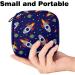Portable Women's Menstrual Cup & Tampon Bags - Fun Galaxy Rocket Design | Teenage Girls' First Period Essentials - Buy Online on GoSupps.com
