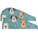 Super Absorbent Cartoon Dogs Hair Towel 2 Pack - Quick Dry Hair Turbans for Women & Girls - Buy Online on GoSupps.com