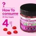 5 IN 1 Magnesium Glycinate Gummies,1400mg Magnesium Complex with Glycinate, L-Threonate, Vitamin B6, CoQ10 & Black Pepper, Organic, Non-GMO, Third-Party Tested, Gut-Friendly & Easy-to-Chew 120 Gummies - Buy Online on GoSupps.com