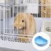 HIXNUG 4 Pieces Hamster Semicircle Feeder Two Color Hanging Food Water Container Portable Feeding Cage Cups Plastic Food Bowl with Hook for Hamsters Rabbit Birds Pet - Buy Online on GoSupps.com