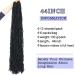 44 Inch Faux Locs Crochet Hair 6 Pack 1B - Soft Goddess Braiding Synthetic Hair - Buy Online on GoSupps.com