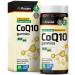 CoQ10 Gummies for Adults - CoQ10 200mg - Coenzyme Q10 (Ubiquinone) Antioxidant Supplement - 90 Vegan Pectin-Based Chews