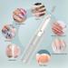 Electric Nail Files 18000RPM 6 Adjustable Speed File - Professional Electric Nail Drill with 12 Drill Bits 60 Sanding Bands Pedicure Tools for Nail Art DIY Home or Salon Use for Nail Buffer Grinder Silver - Buy Online on GoSupps.com