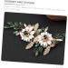 FOMIYES Women Hair Accessories Hair Clip for Thin Hair Girls Hair Clips Bride Hair Clips Hair Clips Decoration Women Hairpin Green Crystal Barrette Hairclips Metal Hair Piece Miss Leaves - Buy Online on GoSupps.com