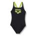 arena Women's Ba ador 1p Chameleon V Back One Tracksuit 116 Black-soft Green