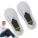 Buy Ice-Soil Invisible Socks for Women | Non-Slip No-Show Ice Skating Socks | Light Gray Slippers & Sneakers - Buy Online on GoSupps.com