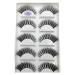 UAMOU 16 Style 10/50 Boxes 3D Mink Lashes Natural Cross False Eyelashes Long Messy Makeup Eye Lashes Faux Cils Maquillaje Cheerfully (Color : 5Pairs H02 Size : 50 Boxes 250Pairs)